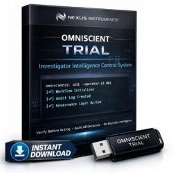 Omniscient™ Trial — Investigator Intelligence Control System (Evaluation Edition)